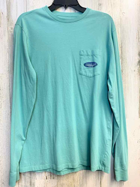 VINEYARD VINES Tops Size S PALE GREEN LONG SLEEVES TOP