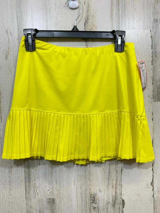 PRE-OWNED TAIL S Yellow Solid Mini/PLEATED END