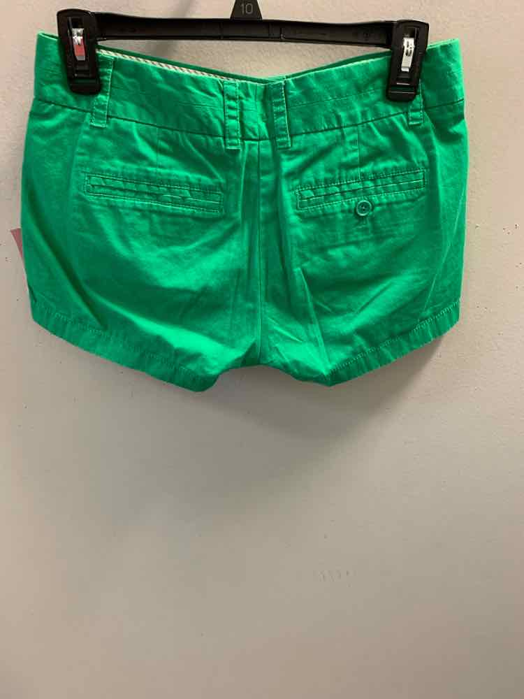 Size 0 J. CREW BOTTOMS Green Shorts