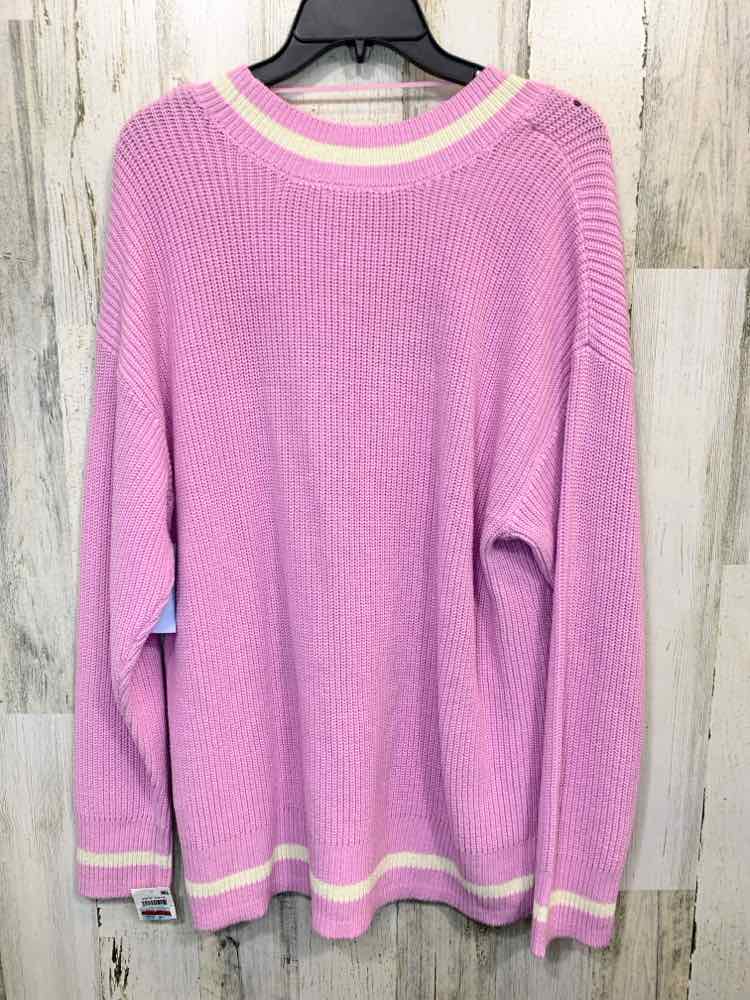 NWT ON 34TH Size M Tops Pink LONGSLEEVE SWEATER