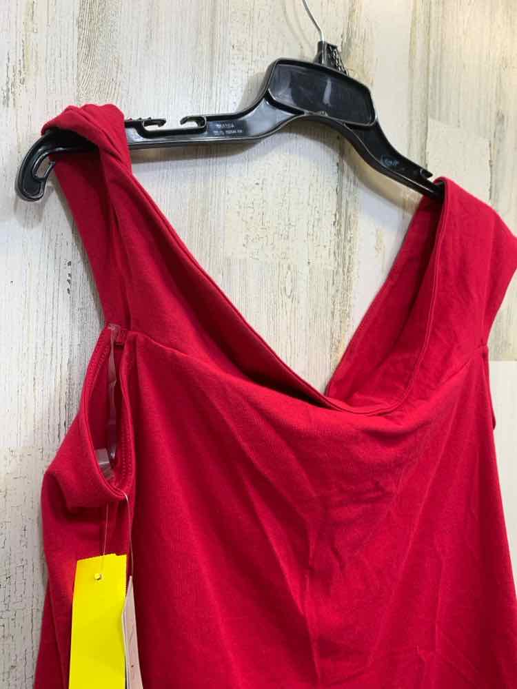 NWT A NEW DAY Tops Size XL Red Solid OFF THE SHOULDER Blouse