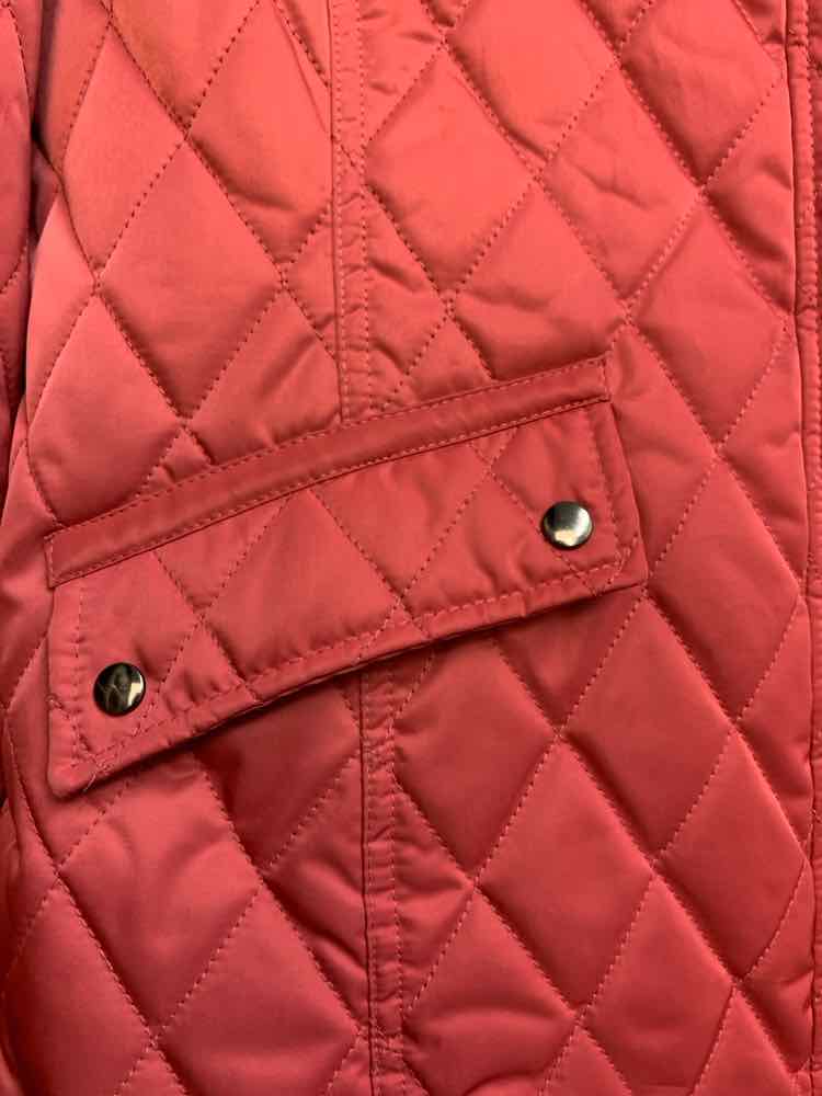 PRE-OWNED TALBOTS JACKETS / COATS Size L SALMON LONG SLEEVES Jacket/QUILTED