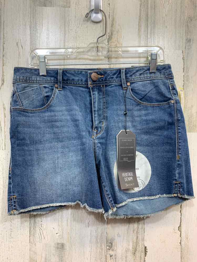 NWT Size 12 1822 BOTTOMS Blue Denim SHORTS Shorts/DENIM SHORTS