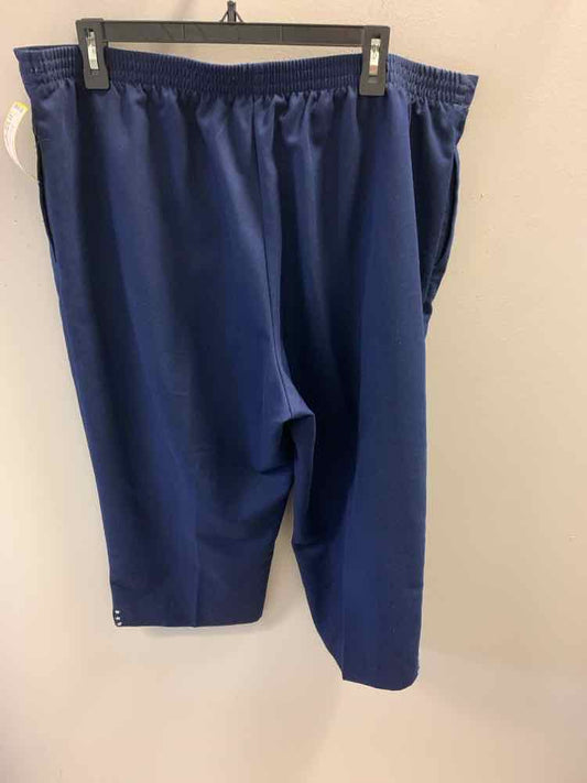Size 18 ALFRED DUNNER PLUS SIZES Navy Pants