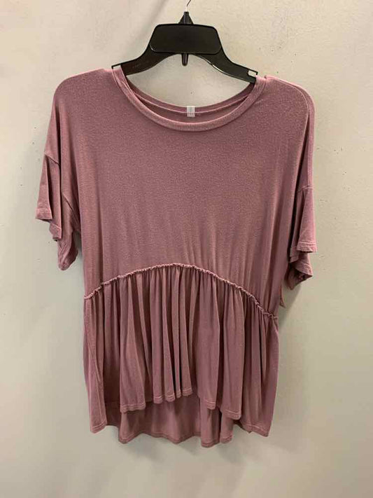 Tops Size S MAUVE SHORT SLEEVES TOP