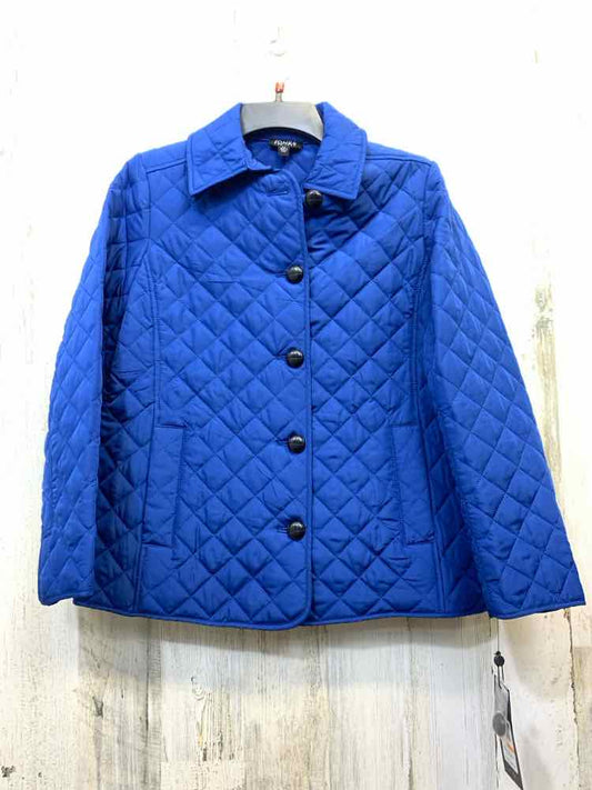 NWT JONES NEW YORK JACKETS / COATS Size PS Royal Blue DIAMONDS Jacket