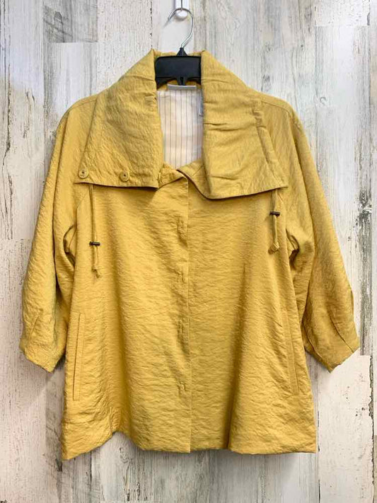 JH COLLECTABLES PLUS SIZES Size 1X Mustard JACKET Jacket