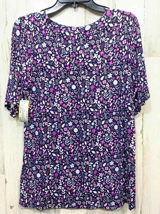 PRE-OWNED LULAROE/SHORT-SLEEVE JERSEY KNIT SCOOP NECK