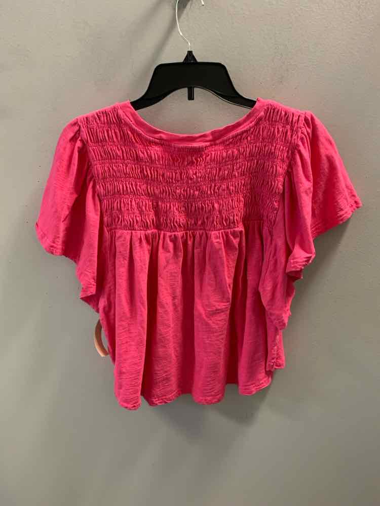 MITTOSHOP Tops Size M Pink SHORT SLEEVES TOP