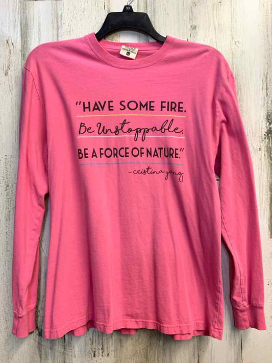JADELYNN BROOKE Tops Size M HOT PINK LONG SLEEVES TOP