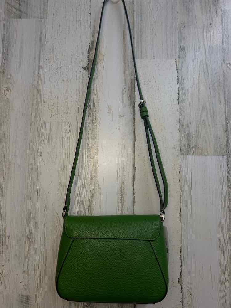 KATE SPADE Designer Handbags Forest Green/SMALL MONICA/MINI FLAP SHOULDER STRAP