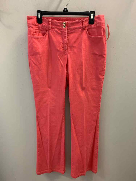 Size 6 WORTH BOTTOMS CORAL STRAIGHT Pants