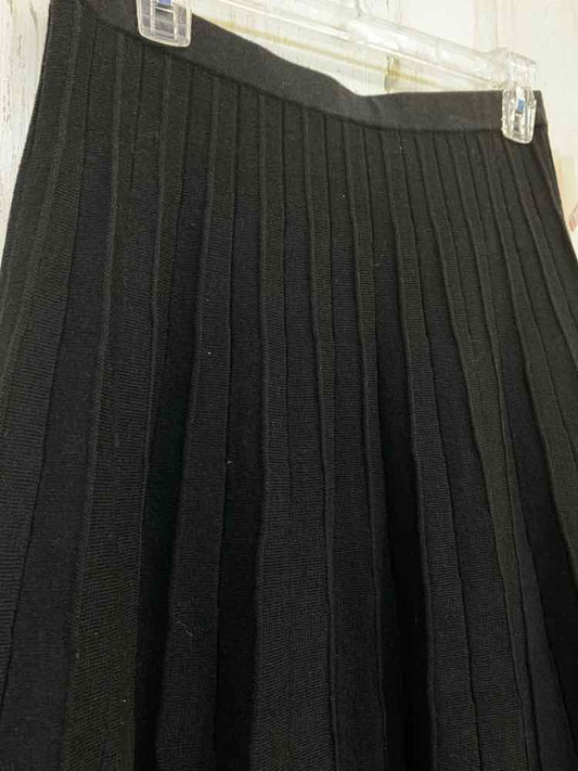 PRE-OWNED A NEW DAY Dresses and Skirts Size M BLACK PLEATED SKIRT