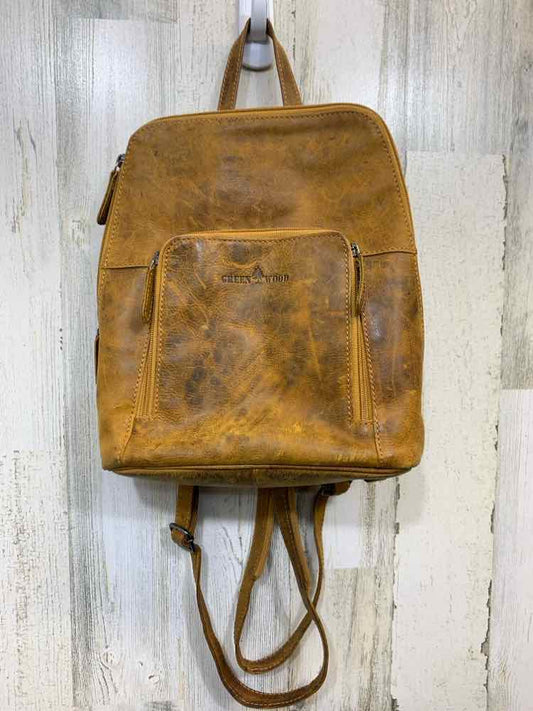 PRE-OWNED GREENWOOD CAMEL COLOR BACKPACK