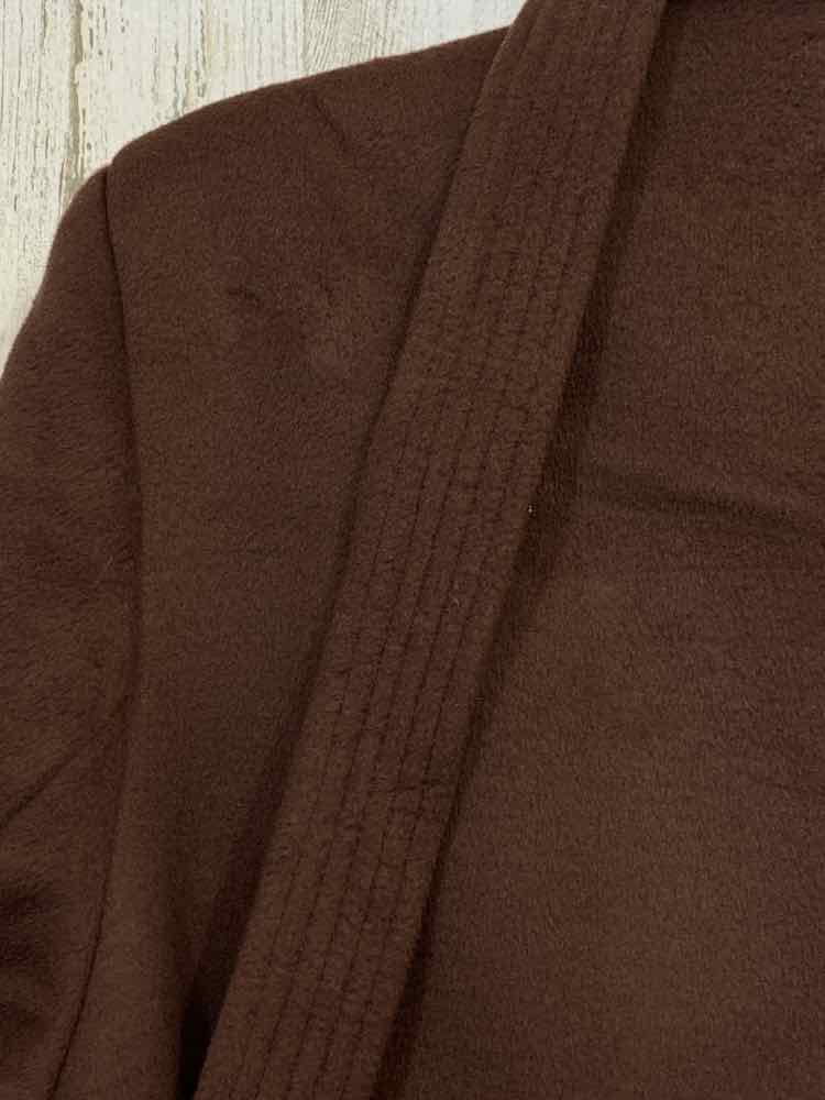 PRE-OWNED CITY CHIC Size 18 JACKETS / COATS Brown LONG SLEEVE WRAP TRENCH COAT