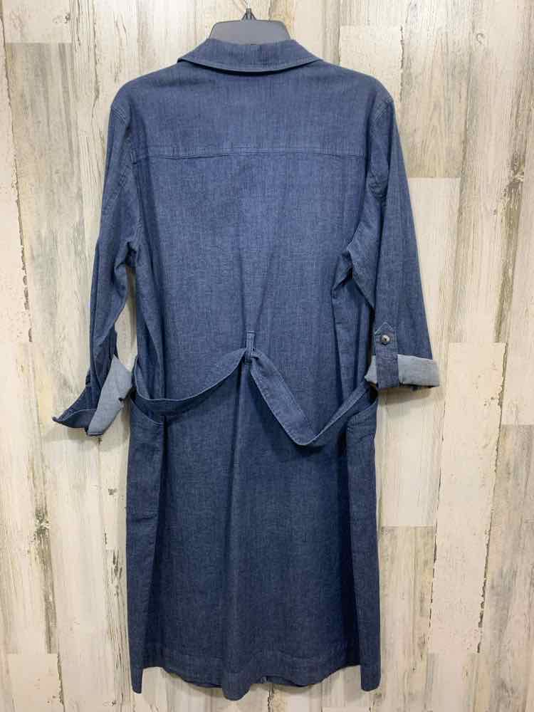 NWT JONES NEW YORK Size XL Dresses and Skirts Blue BUTTON UP MIDI Dress