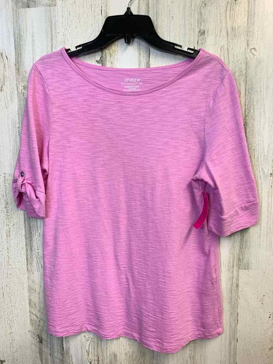 PRE-OWNED M Tops Size S Pink SHORT SLEEVES TOP