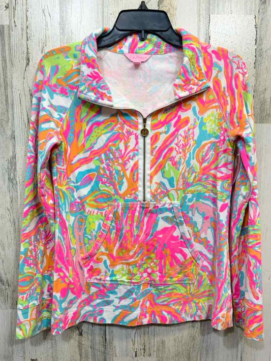 PRE-OWNED LILLY PULITZER JACKETS / COATS Size XS NEON COLORS CORAL REEF Jacket/C