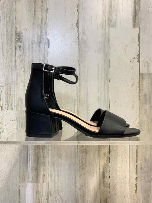 NWT SUGAR SHOES Shoe Size 6 BLK OPEN TOE Shoes