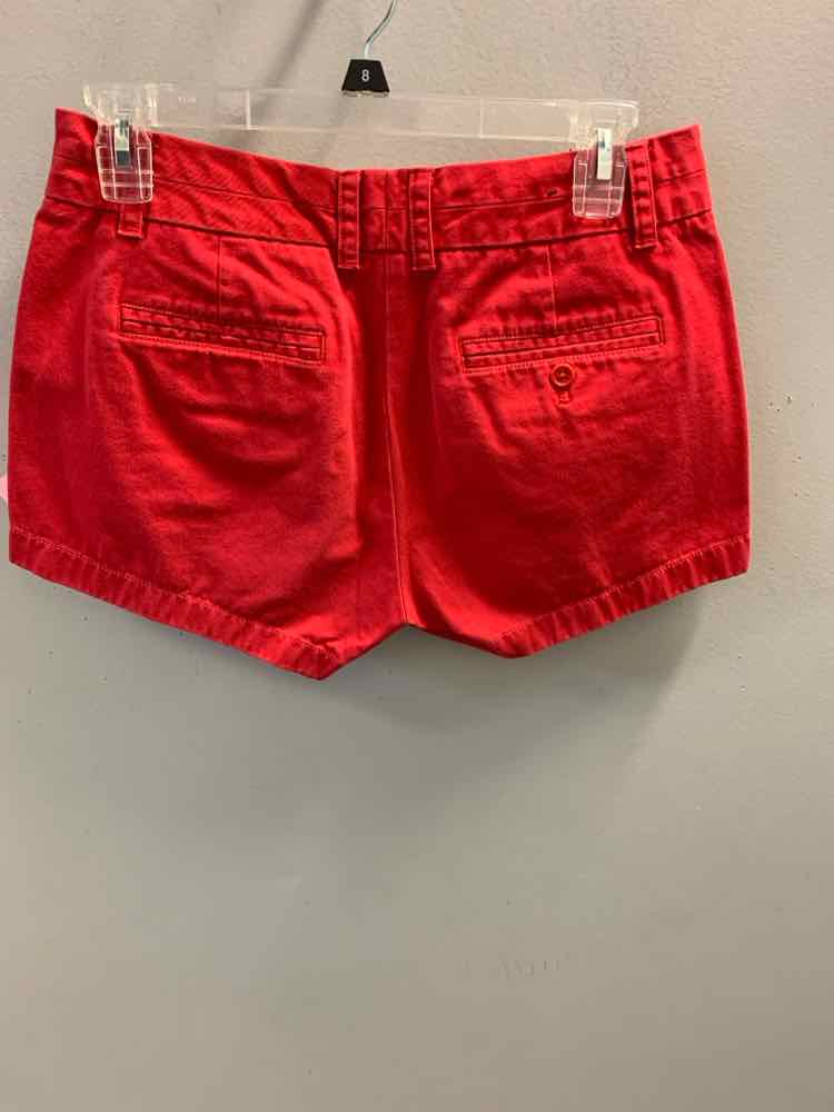 Size 2 J CREW BOTTOMS Red Shorts