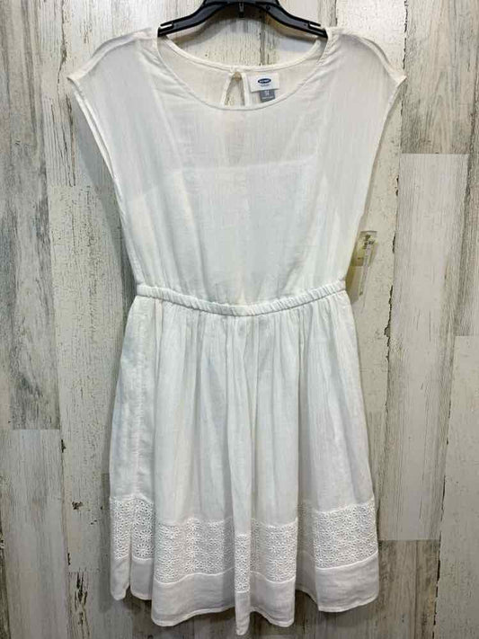 NWT OLD NAVY Dresses and Skirts Size XS White SLEEVELESS/EYELET BAND Dress