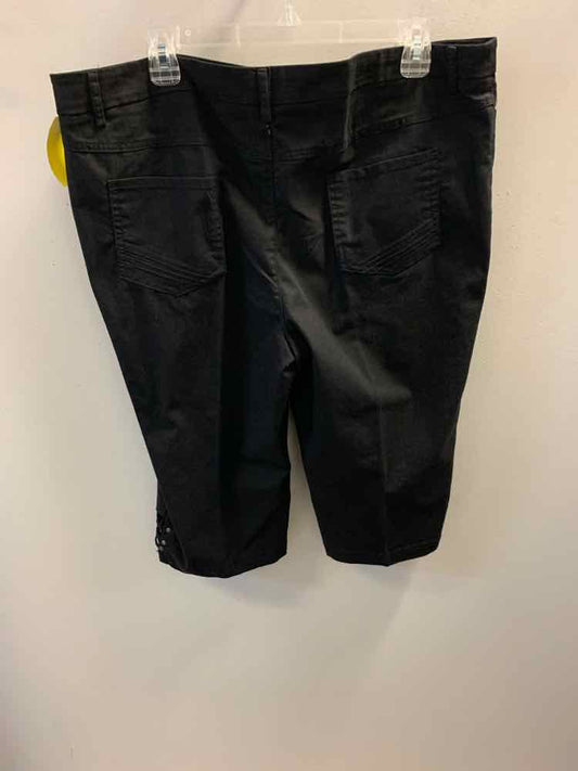 Size 14 N TOUCH BOTTOMS Black Shorts