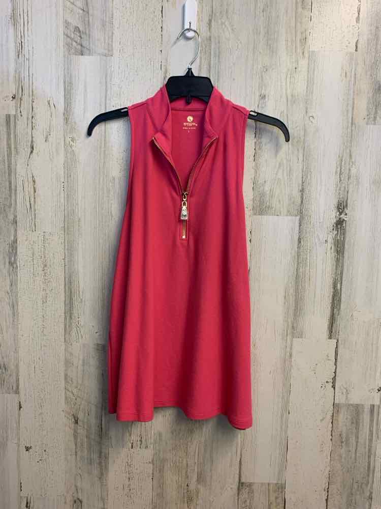 PRE-OWNED SPARTINA Tops Size L HOT PINK SLEEVELESS TOP