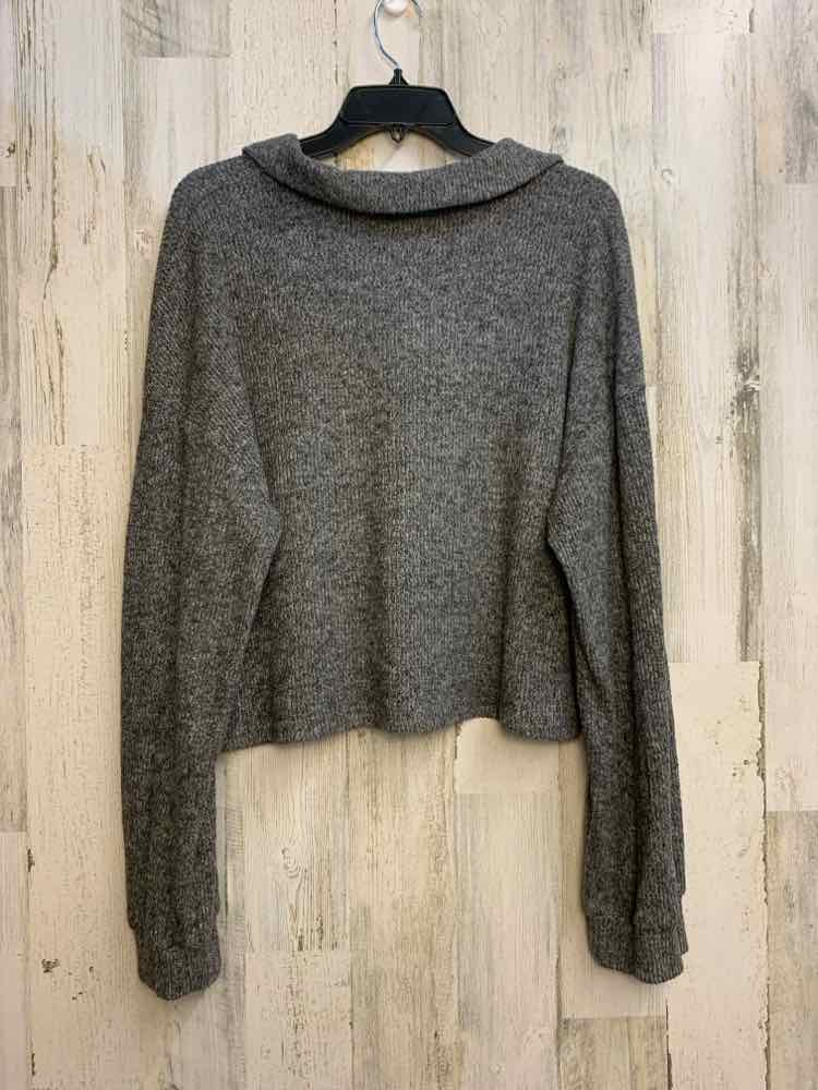 SHEIN Tops Size XL Charcoal HEATHER LONG SLEEVES TOP