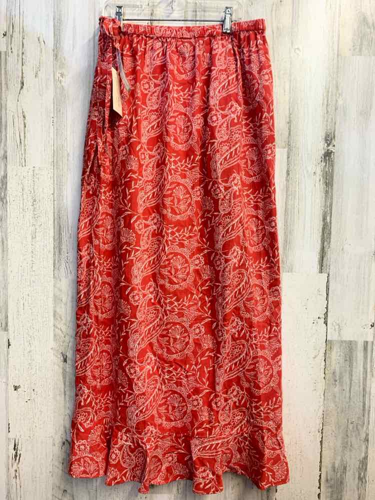 NWT UNIVERSAL THREADS Dresses and Skirts Size M Red Paisley LONG Skirt