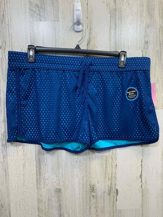NWT ATHLETIC Activewear XL BLUE/TEAL MESH SHORTS Activewear Bottom/BLUE/TEAL MES