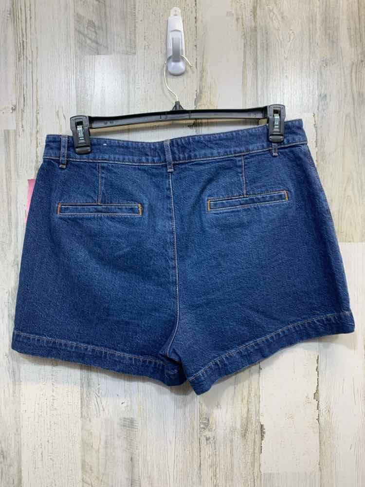 PRE-OWNED Size 12 LOFT BOTTOMS BLUE SQUARE POCKETS SHOER