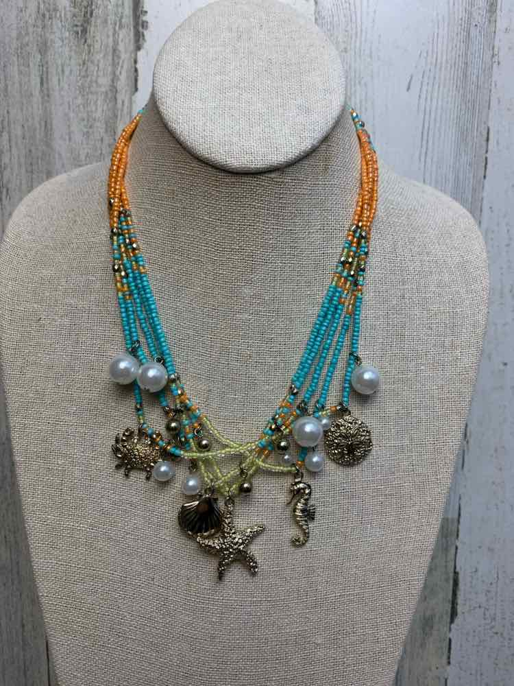 Necklace/LAYERED OCEAN THEMED NECKLACES