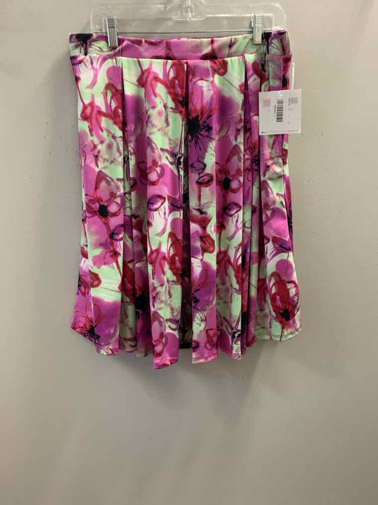 NWT LULAROE Dresses and Skirts Size L PURP/RED/MINT Floral Skirt