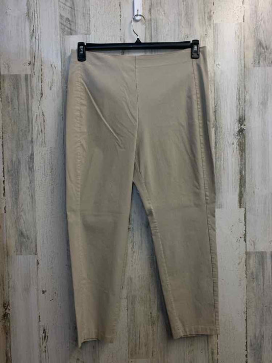 PRE-OWNED Size 18 CROFT & BARROW BOTTOMS Khaki SLIM LEG Pants