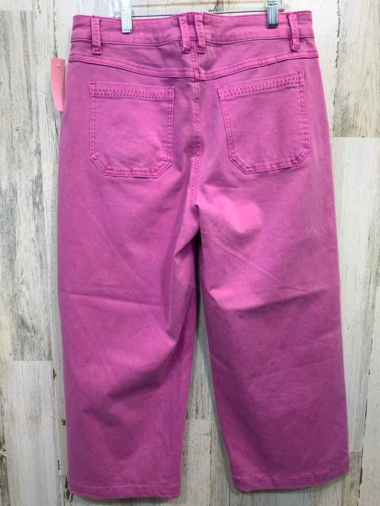 PRE-OWNED Size 10 TRIBAL JEANS BOTTOMS Lavender Solid ANKLE Pants/LAVENDER ANKLE