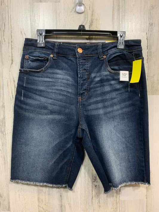 NWT Size 12 TIME AND TRUE BOTTOMS MEDIUM TO DARK WASH JEAN Shorts