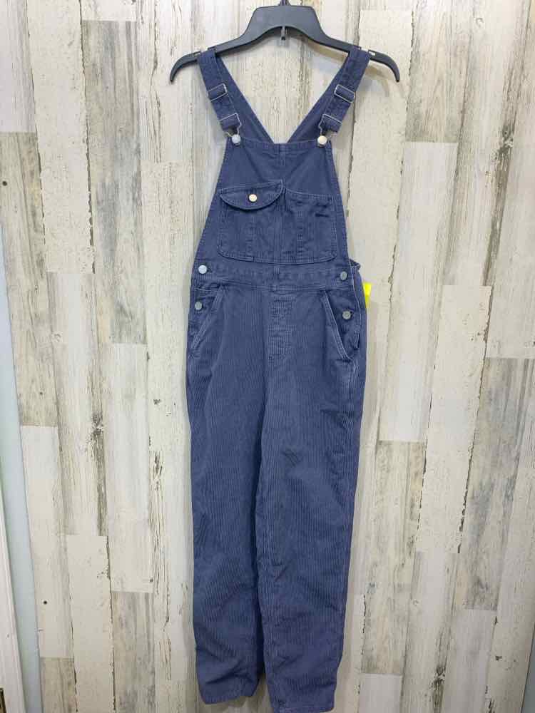 PRE-OWNED Size XS OUTERKNOWN BOTTOMS LIGHT BLUE Corduroy Solid OVERALLS Overalls