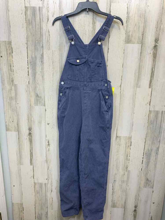 PRE-OWNED Size XS OUTERKNOWN BOTTOMS LIGHT BLUE Corduroy Solid OVERALLS Overalls