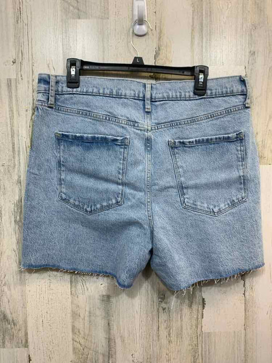 PRE-OWNED Size 14 A.N.A. BOTTOMS Blue Denim/LOOSE HEM Shorts
