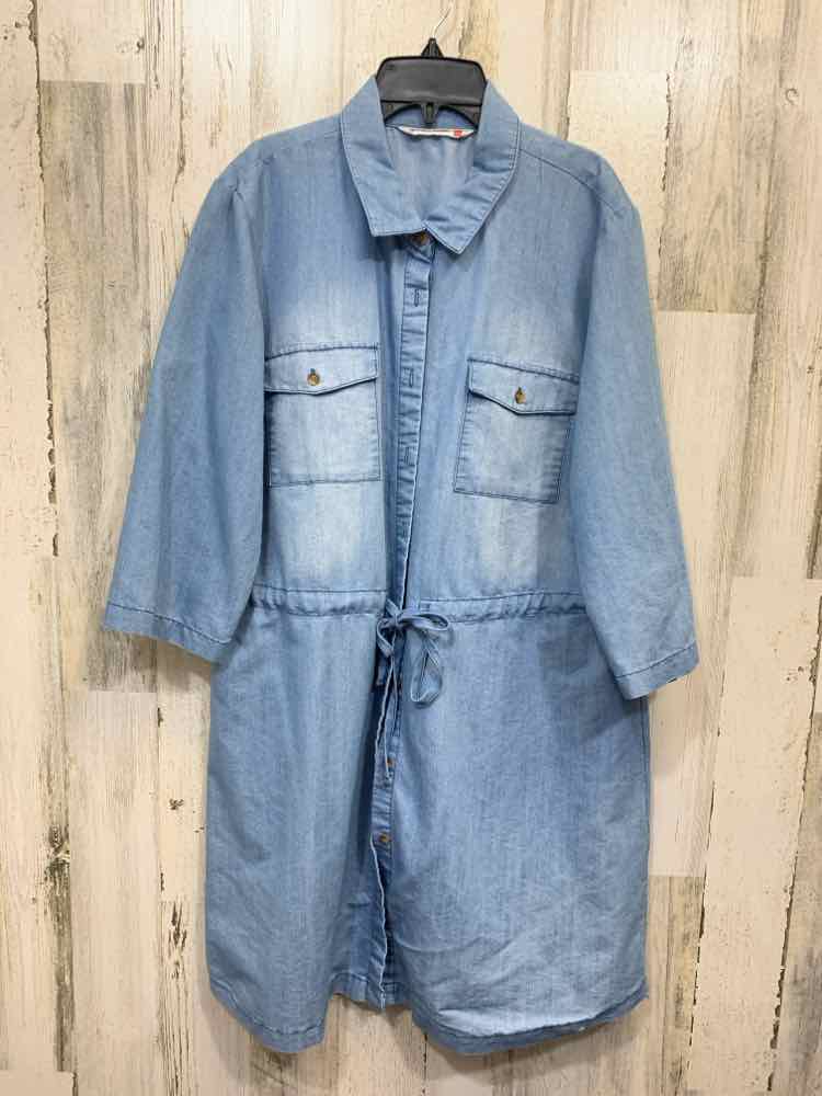PRE-OWNED GIVEN KALE Dresses and Skirts Size XL Denim Denim DENIM DENIM Dress/DE