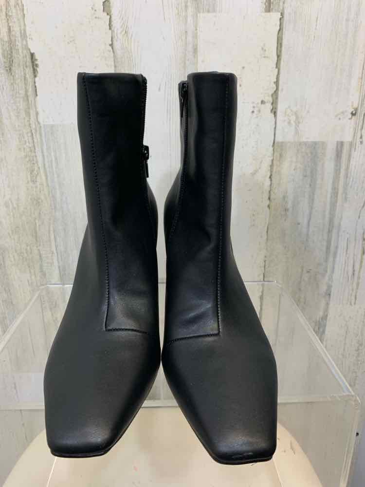 NWT ALFANI SHOES Shoe Size 10 Black SQUARE FRONT Boots