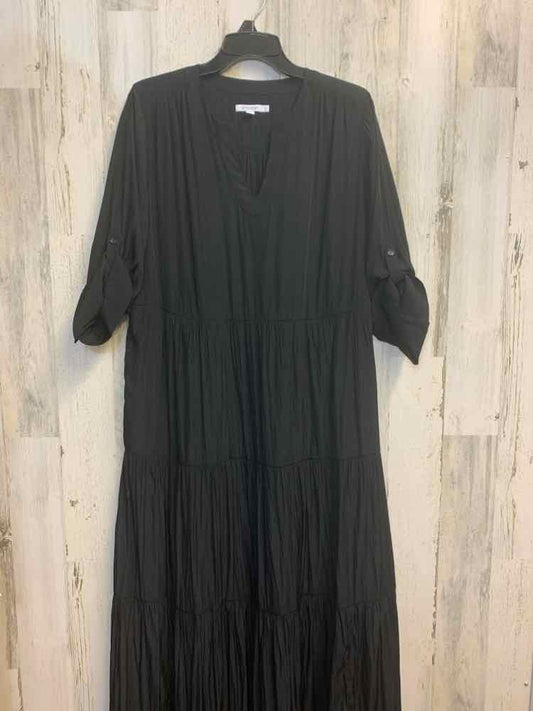 CHICOS Dresses and Skirts Size 0 Black 3/4 LENGTH Dress