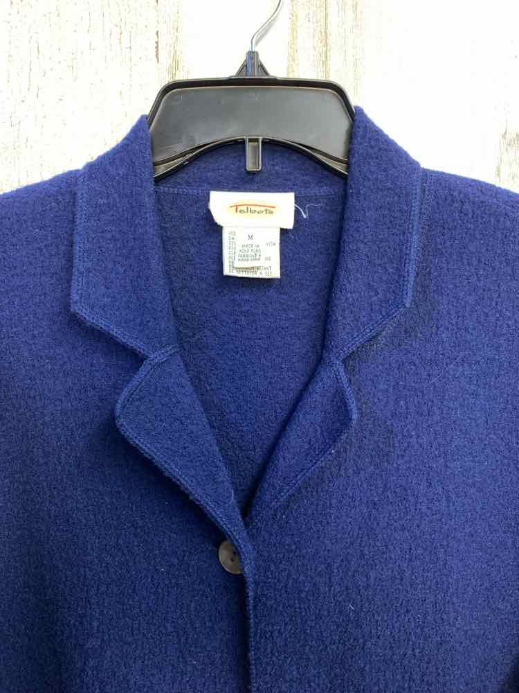 PRE-OWNED TALBOTS Tops Size M Royal Blue LONGSLEEVE TOP/BUTTON UP JACKET