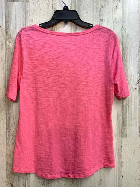 PRE-OWNED TALBOTS Tops Size S BRIGHT PINK 3/4 SLEEVE TOP