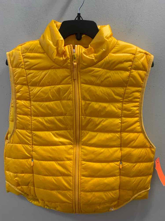 NWT JOY LAB JACKETS / COATS Size M Yellow PUFFER VEST Jacket