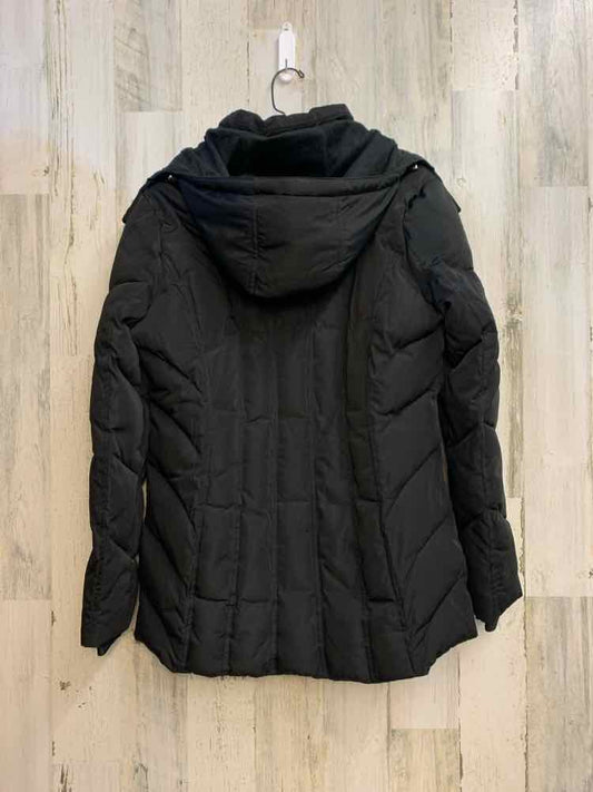 PRE-OWNED CALVIN KLEIN JACKETS / COATS Size M Black PUFFER HOOD Coat