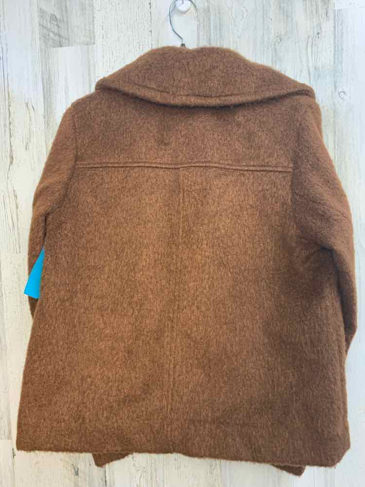 NWT A NEW DAY JACKETS / COATS Size S Tan Fur FURRY PLAIN LONG SLEEVES Jacket