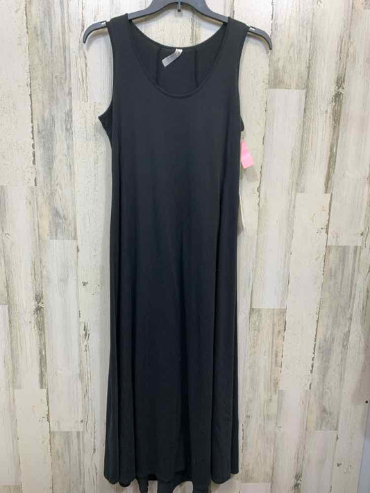 NWT INDIGENOUS Dresses and Skirts Size S Black Solid MAXI Dress/ORGANIC & FAIR T