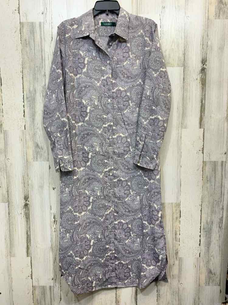 NWT Ralph Lauren Dresses and Skirts Size 12 LAVENDER/WHITE/BLACK Dress/LAVENDER/