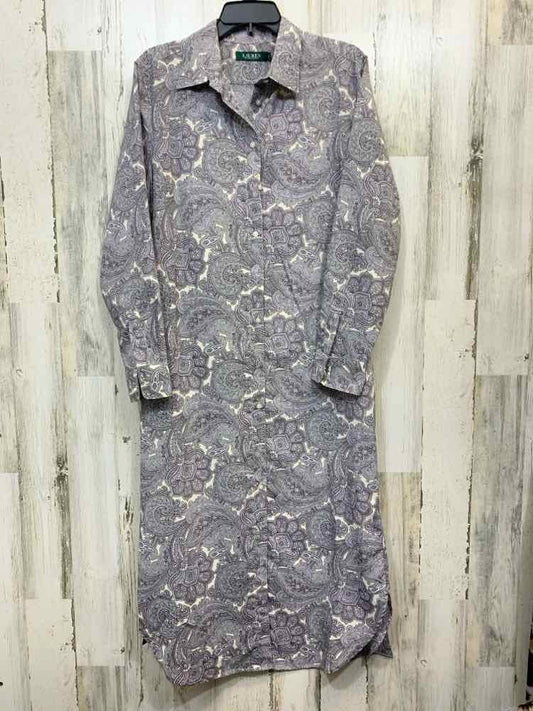 NWT Ralph Lauren Dresses and Skirts Size 12 LAVENDER/WHITE/BLACK Dress/LAVENDER/